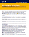 SMS Display Key Terms Glossary